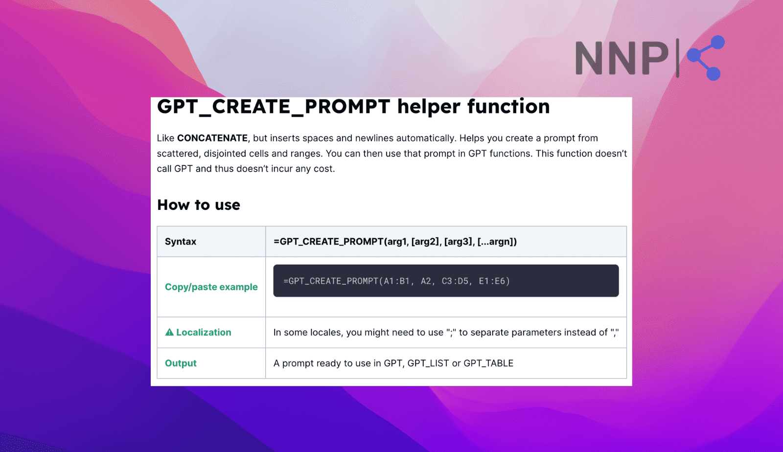 GET_PROMPT function