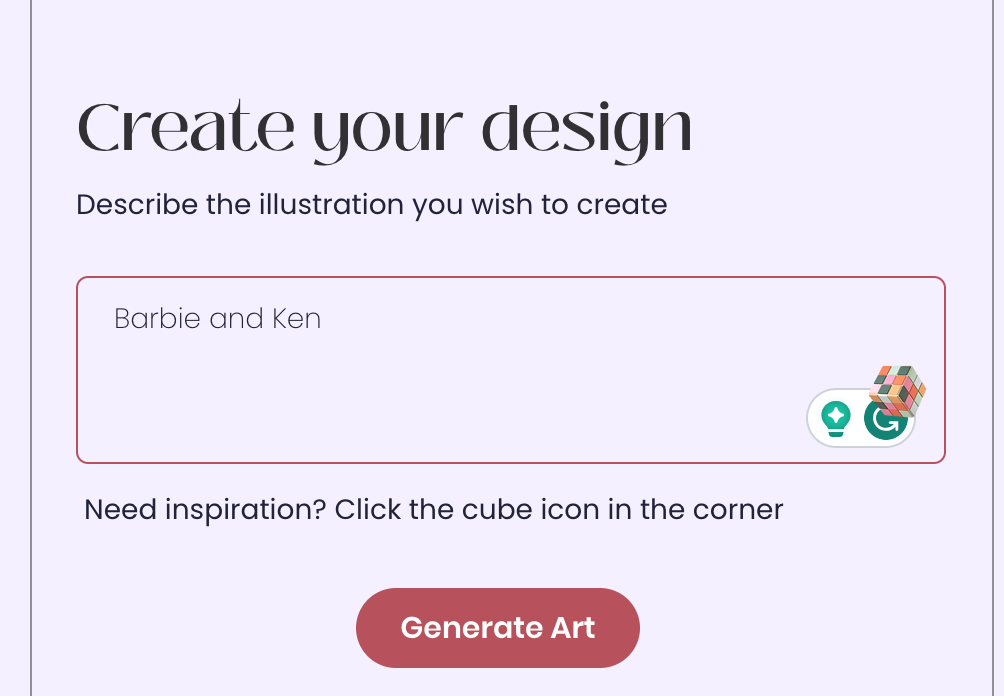 Click 'Generate Art'