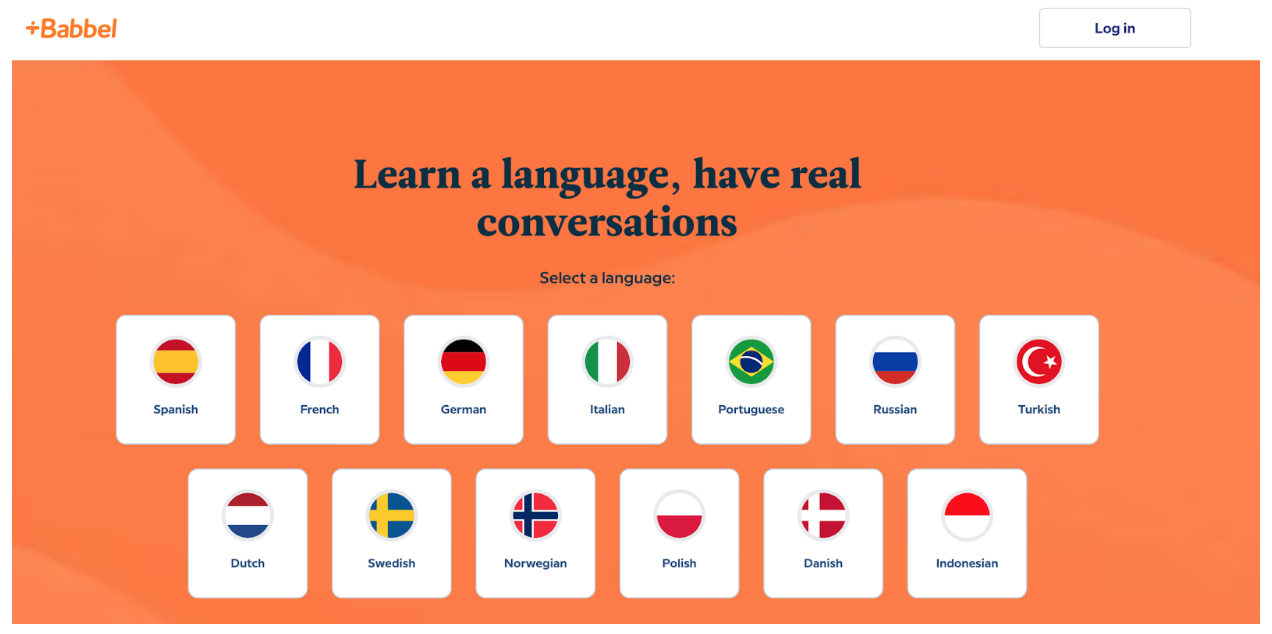 Babbel language learning tool