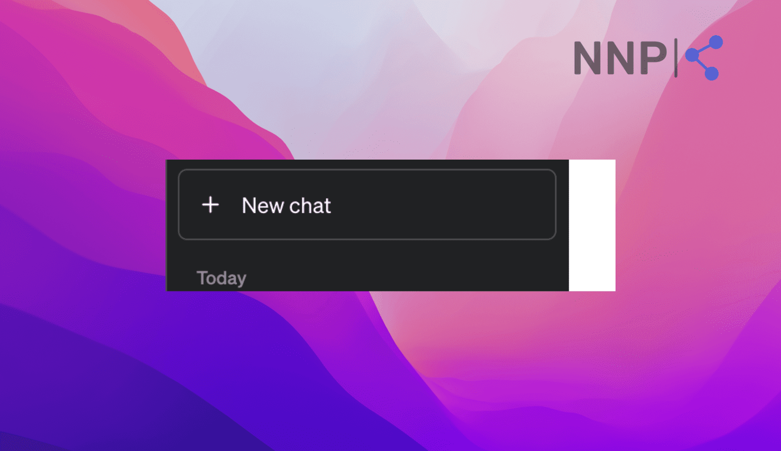 Click on 'New Chat'