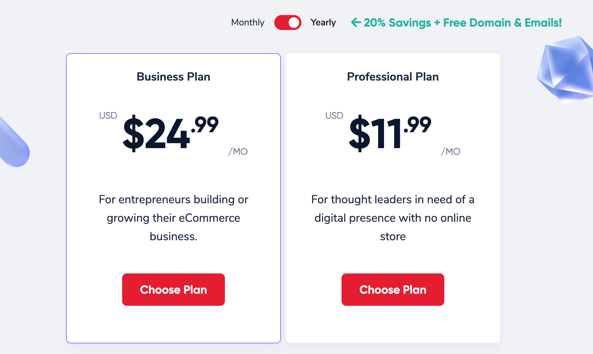 bookmark pricing plans 